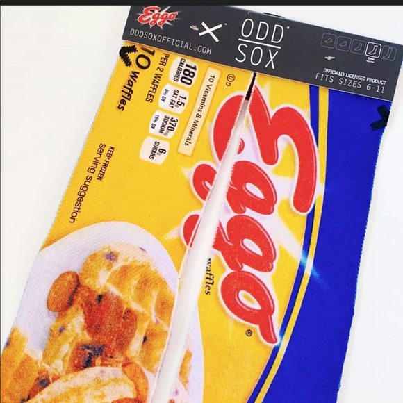 ODD SOX Blueberry Waffles Socks - Picture 6 of 11